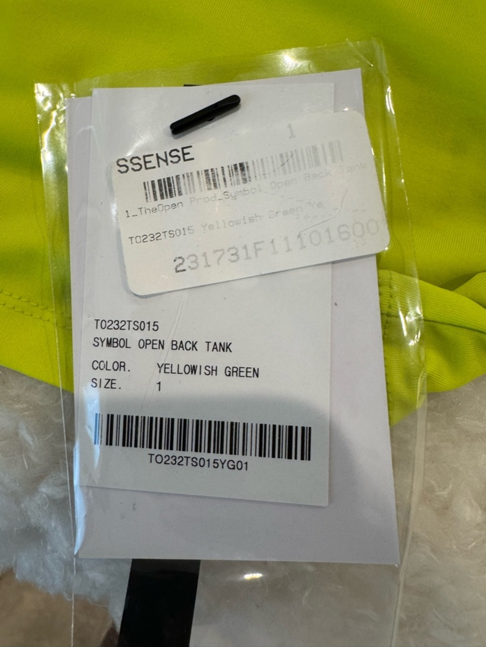 Open YY Symbol Tank Top - Picture 4 of 9